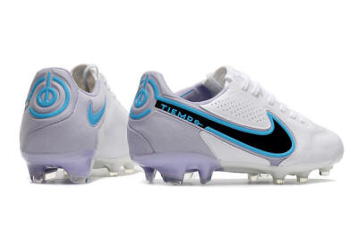 Men's Nike Tiempo Legend 9 Elite FG Football Boots - White/Jade/Black/Grey