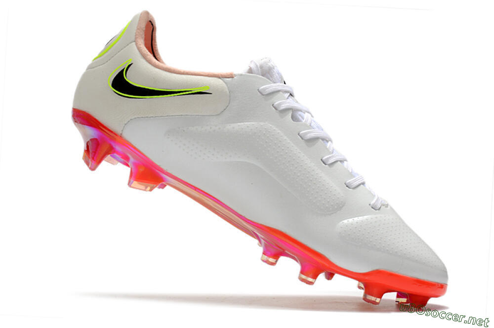 Men's Nike Tiempo Legend 9 Elite FG Football Boots - White/Yellow/Black/Gold 4