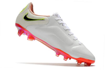 Men's Nike Tiempo Legend 9 Elite FG Football Boots - White/Yellow/Black/Gold