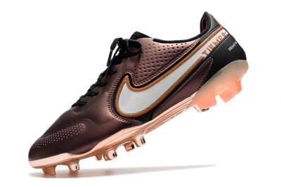 Men's Nike Tiempo Legend 9 Elite FG Football Boots - Gold/White/Black