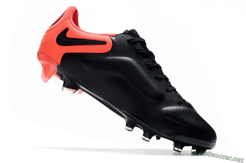 Men's Nike Tiempo Legend 9 Elite FG Football Boots - Black/Yellow/Red 4