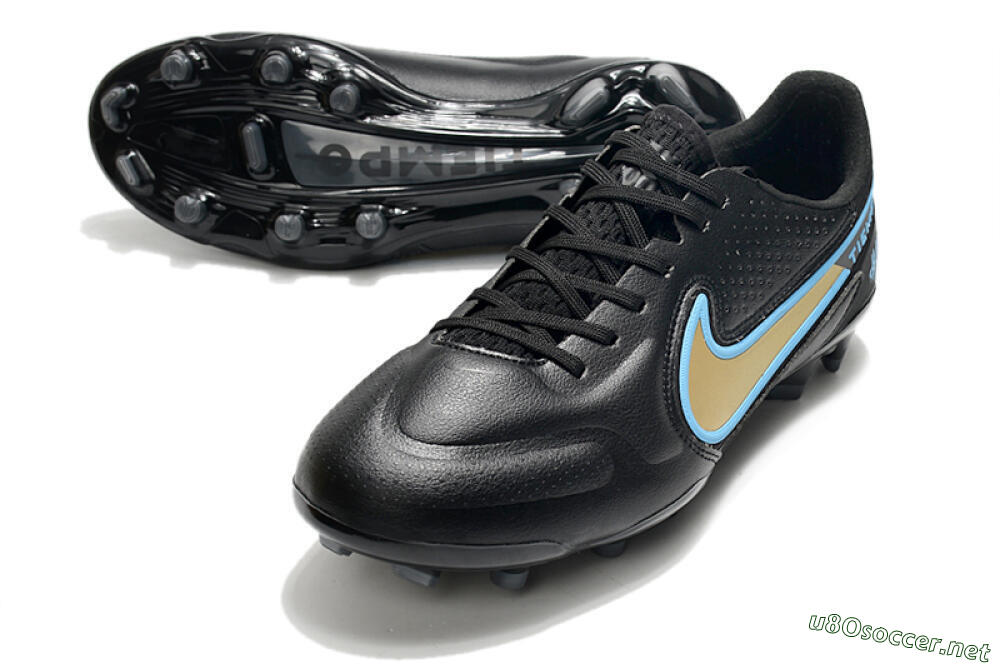 Men's Nike Tiempo Legend 9 Elite FG Football Boots - White/Jade/Beige 3
