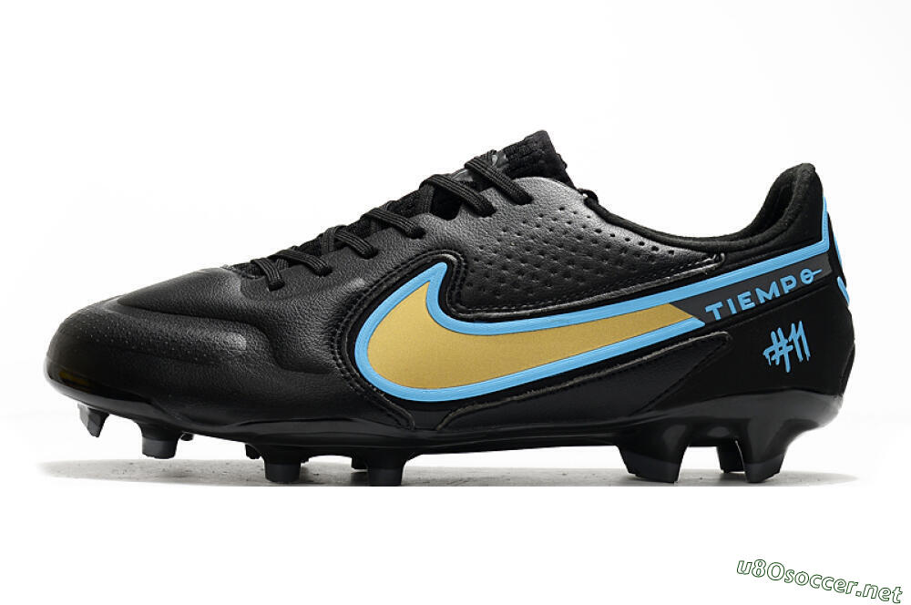 Men's Nike Tiempo Legend 9 Elite FG Football Boots - White/Jade/Beige 0