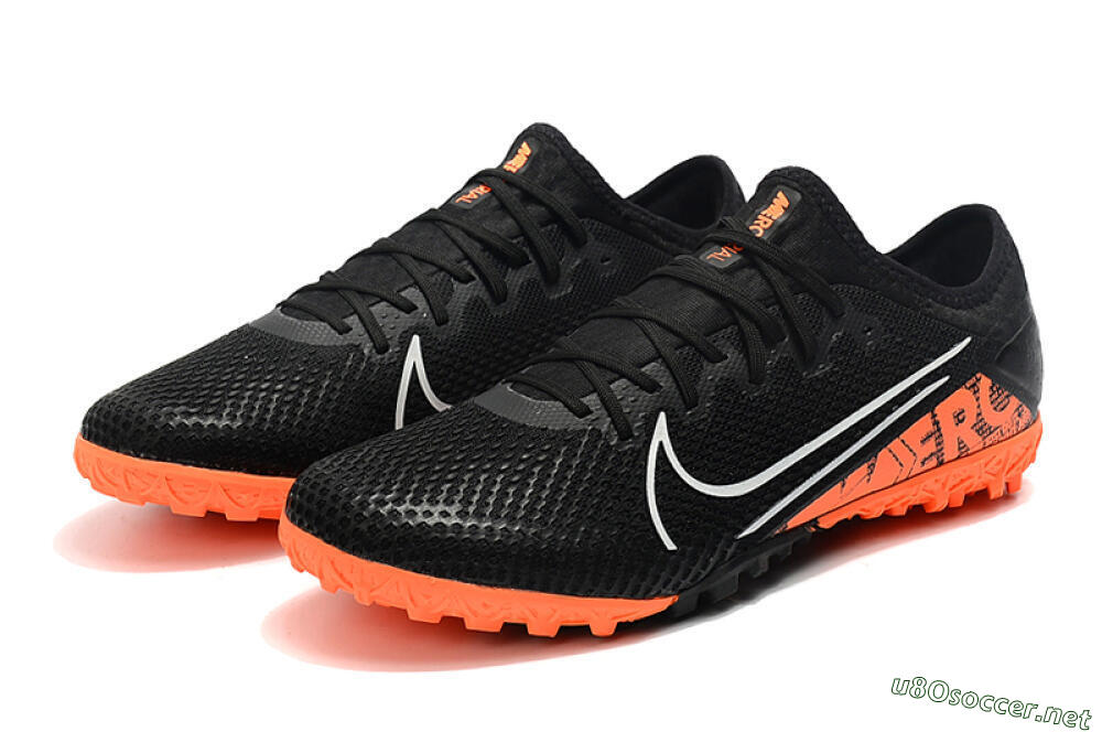 Men's Nike Mercurial Vapor 13 Pro TF Football Shoes - Black/White/Red 5