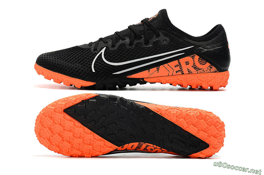Men's Nike Mercurial Vapor 13 Pro TF Football Shoes - Black/White/Red 1