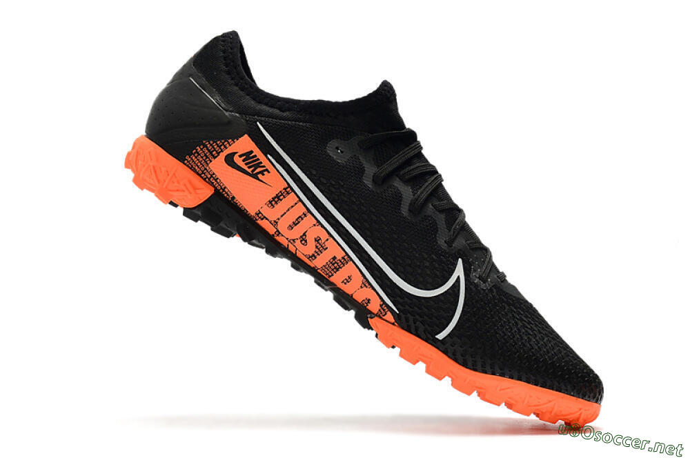 Men's Nike Mercurial Vapor 13 Pro TF Football Shoes - Black/White/Red 7
