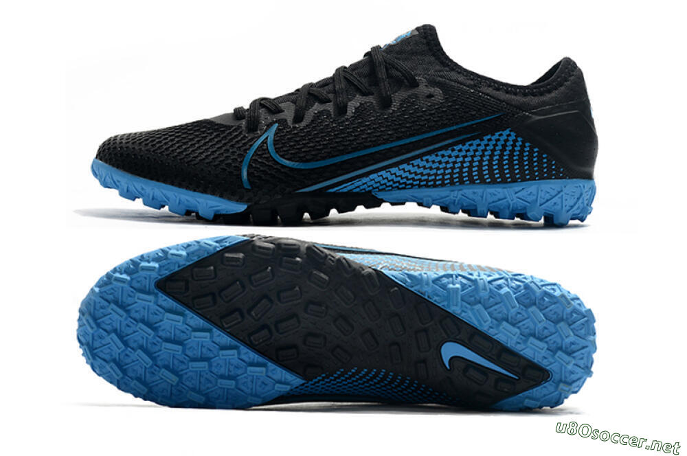 Men's Nike Mercurial Vapor 13 Pro TF Football Shoes - Black/Jade 1