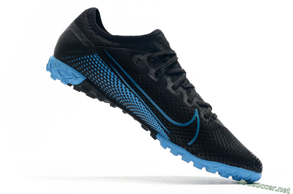 Men's Nike Mercurial Vapor 13 Pro TF Football Shoes - Black/Jade 4