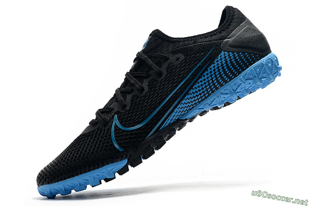 Men's Nike Mercurial Vapor 13 Pro TF Football Shoes - Black/Jade 5