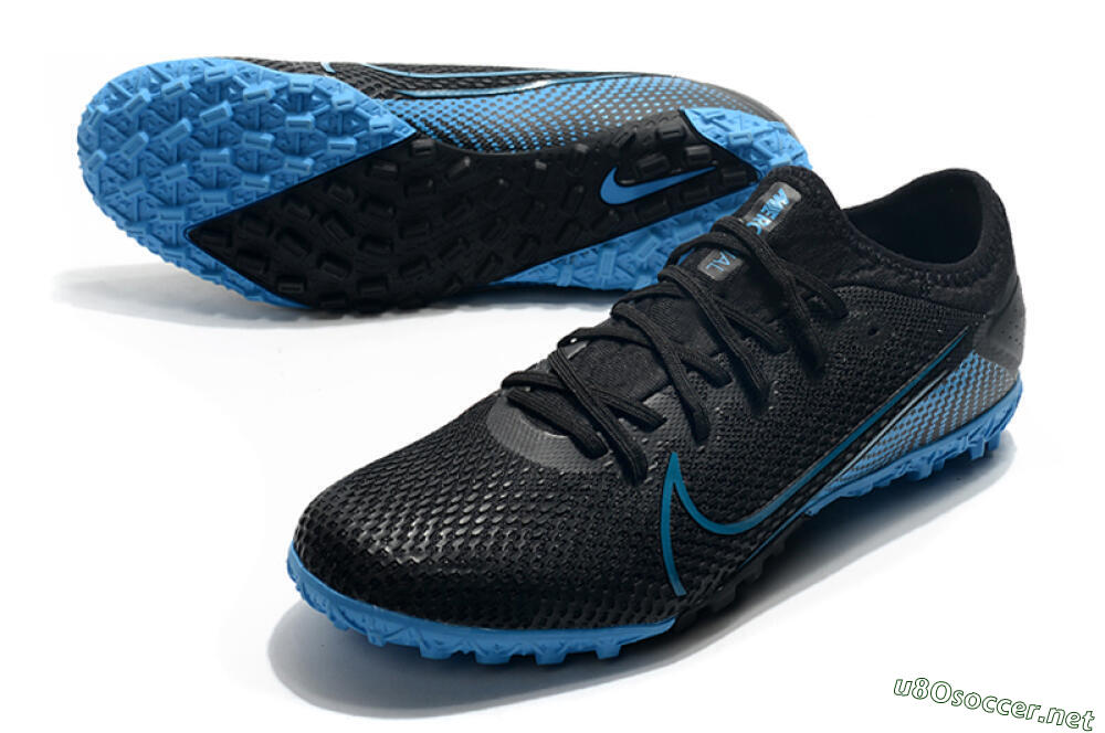 Men's Nike Mercurial Vapor 13 Pro TF Football Shoes - Black/Jade 3