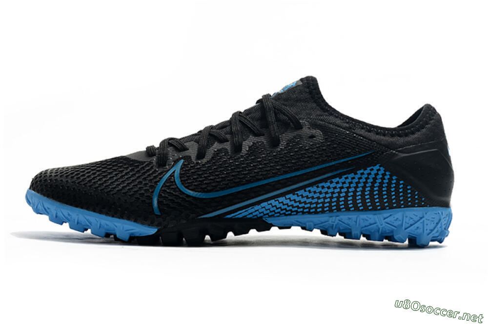 Men's Nike Mercurial Vapor 13 Pro TF Football Shoes - Black/Jade 0