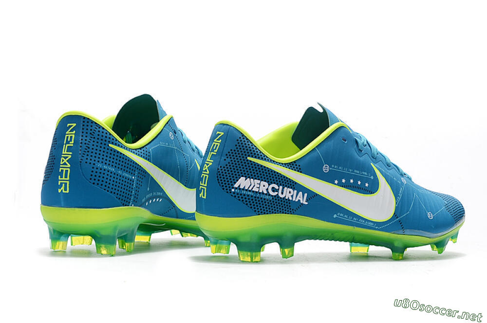 Women's Nike Mercurial Vapor 11 FG Football Boots - Blue/Yellow/White 8