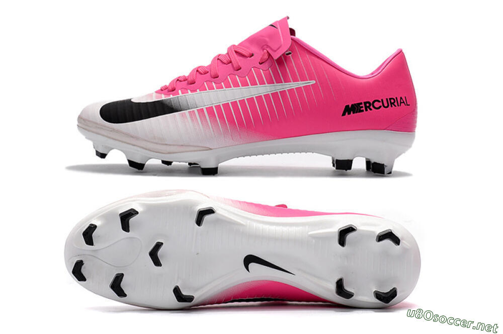 Women's Nike Mercurial Vapor 11 FG Football Boots - Pink/White/Black 1