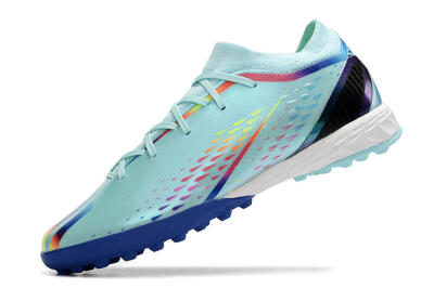 Women's Adidas X Speedportal.3 TF Football Shoes - Jade/Blue/White