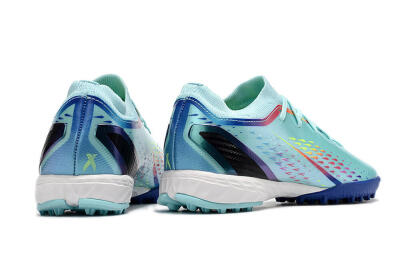 Women's Adidas X Speedportal.3 TF Football Shoes - Jade/Blue/White