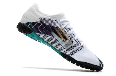 Men's Nike Mercurial Vapor 13 Pro TF Football Shoes - White/Black/Jade
