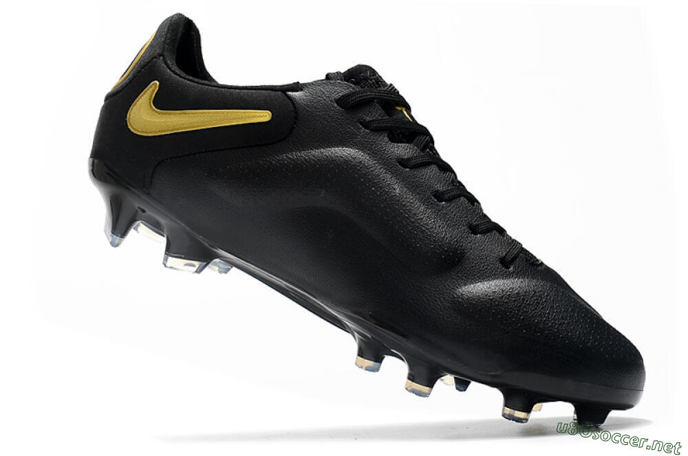 Men's Nike Tiempo Legend 9 Elite FG Football Boots - Black/Yellow 4