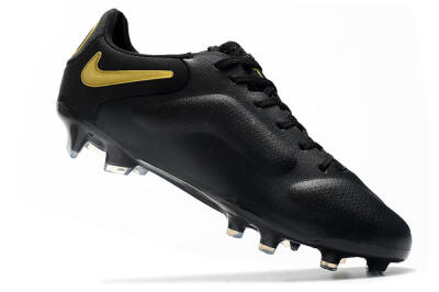 Men's Nike Tiempo Legend 9 Elite FG Football Boots - Black/Yellow