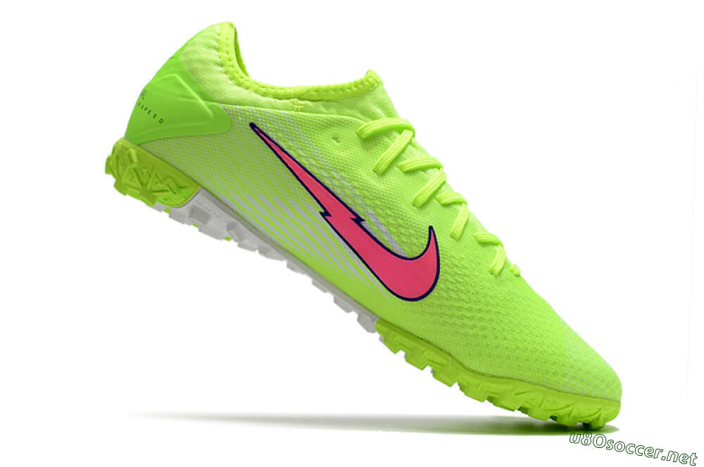 Men's Nike Mercurial Vapor 13 Pro TF Football Shoes - Yellow/White/Pink 4