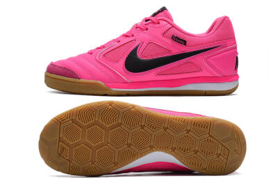 Men's Supreme x Nike SB Gato IC Football Shoes - Pink/Black/White