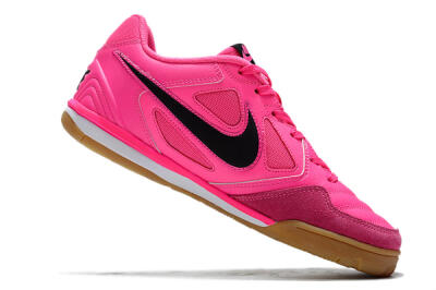 Men's Supreme x Nike SB Gato IC Football Shoes - Pink/Black/White