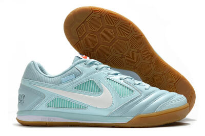Men's Supreme x Nike SB Gato IC Football Shoes - Jade/White/Brown