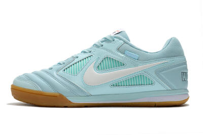 Men's Supreme x Nike SB Gato IC Football Shoes - Jade/White/Brown