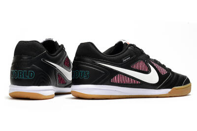 Men's Supreme x Nike SB Gato IC Football Shoes - Black/White/Red