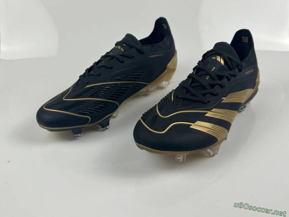Men's Adidas Predator Elite Accuracy FG Football Boots - Black/Gold