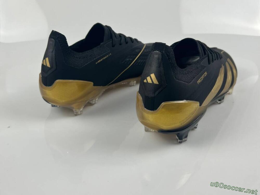 Men's Adidas Predator Elite Accuracy FG Football Boots - Black/Gold