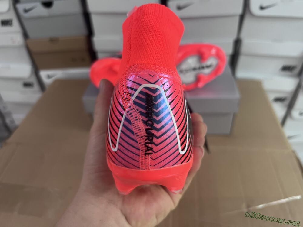 Women's Nike Air Zoom Mercurial Superfly 10 Elite FG Football Boots - Red/Black/White