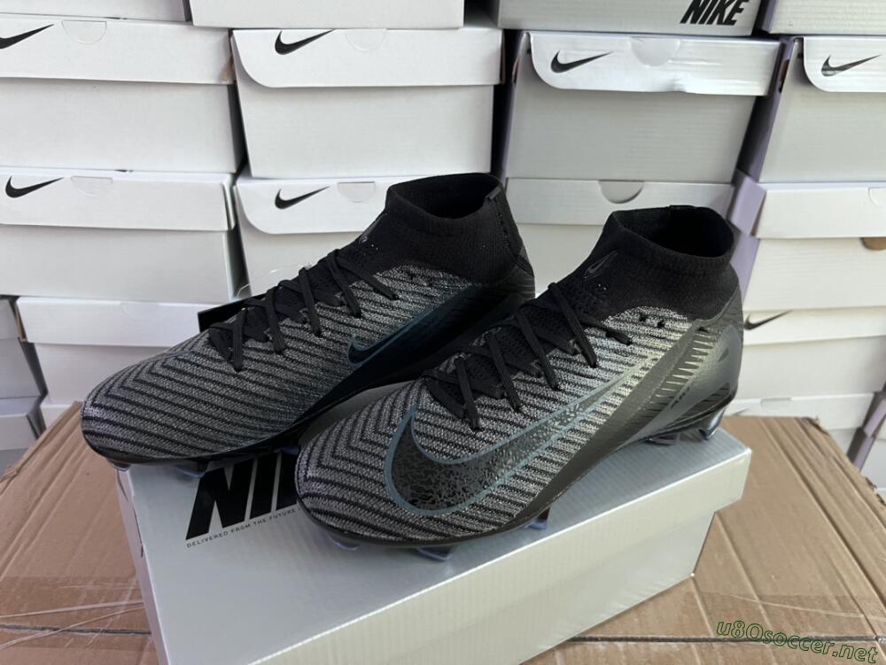 Men's Nike Air Zoom Mercurial Superfly 10 Elite FG Football Boots - Black/Jade/Blue