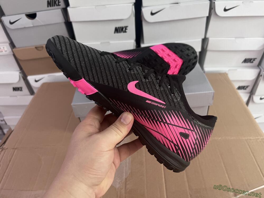 Unisex Nike Air Zoom Mercurial Vapor 16 Elite TF Football Shoes - Black/Pink
