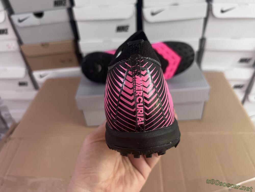 Unisex Nike Air Zoom Mercurial Vapor 16 Elite TF Football Shoes - Black/Pink