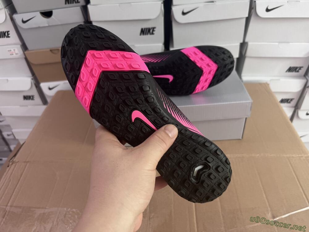 Unisex Nike Air Zoom Mercurial Vapor 16 Elite TF Football Shoes - Black/Pink
