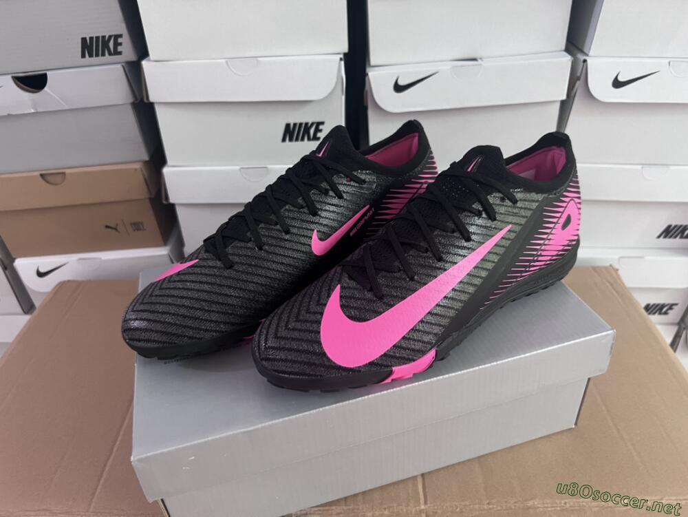 Unisex Nike Air Zoom Mercurial Vapor 16 Elite TF Football Shoes - Black/Pink