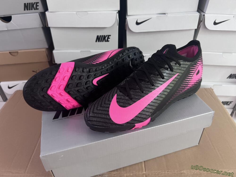 Unisex Nike Air Zoom Mercurial Vapor 16 Elite TF Football Shoes - Black/Pink