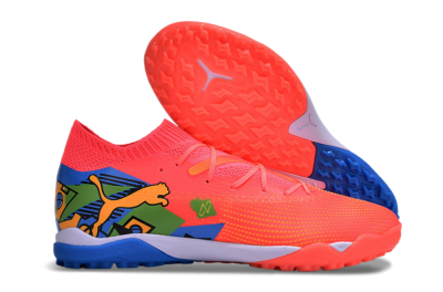 Men's Puma Future 7 Ultimate TF Football Shoes - Red/Blue/Yellow