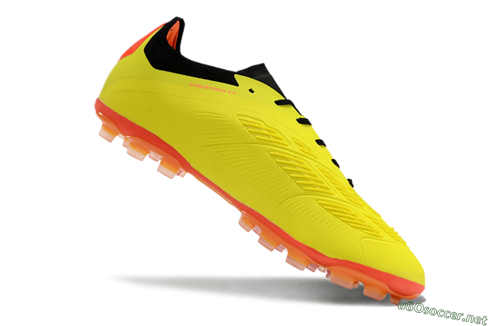 Men's Adidas Predator 24 Elite AG Football Boots - Yellow/Silver/Red 4