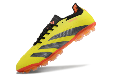 Men's Adidas Predator 24 Elite AG Football Boots - Yellow/Silver/Red
