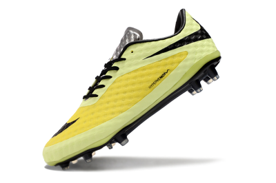 Men's Nike Hypervenom Phantom FG Football Boots - Yellow/Black/Silver