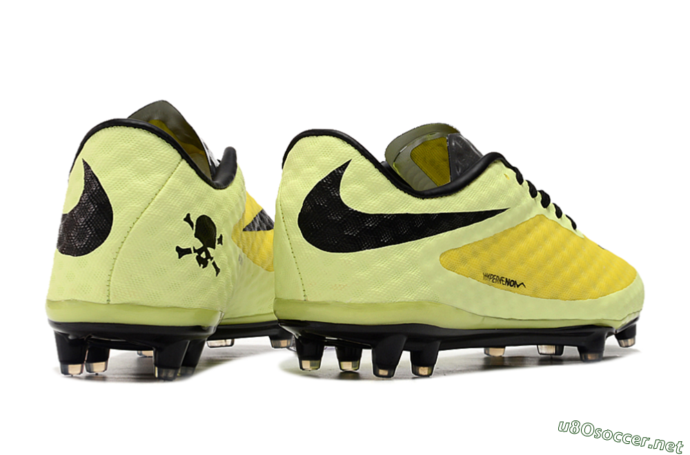 Men's Nike Hypervenom Phantom FG Football Boots - Yellow/Black/Silver 6