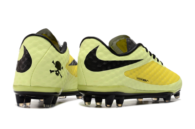 Men's Nike Hypervenom Phantom FG Football Boots - Yellow/Black/Silver