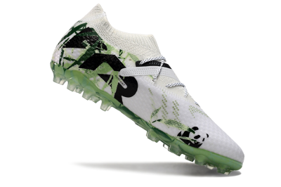 Men's Puma Future Ultimate MG Football Boots - White/Black/Green