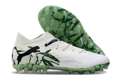 Men's Puma Future Ultimate MG Football Boots - White/Black/Green
