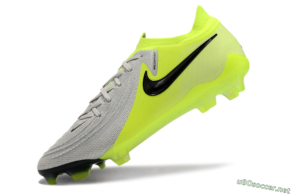 Men's Nike Phantom GX Elite FG Football Boots - Grey/Yellow/Black 5