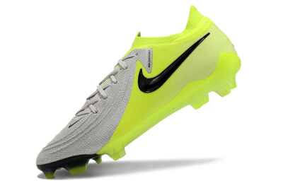 Men's Nike Phantom GX Elite FG Football Boots - Grey/Yellow/Black