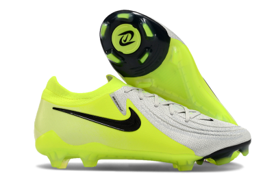 Men's Nike Phantom GX Elite FG Football Boots - Grey/Yellow/Black