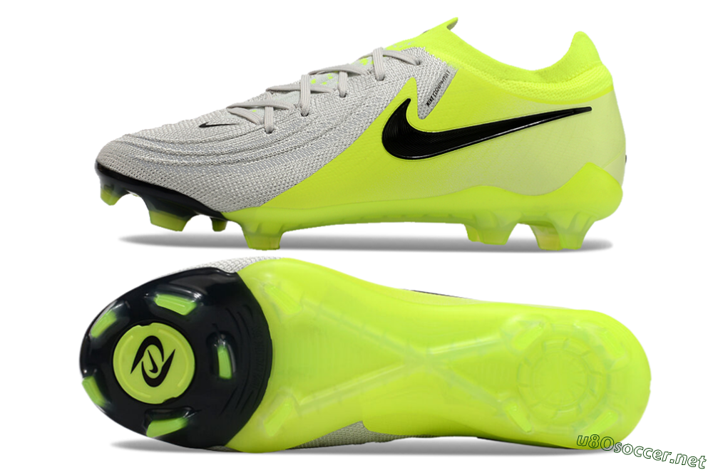Men's Nike Phantom GX Elite FG Football Boots - Grey/Yellow/Black 1