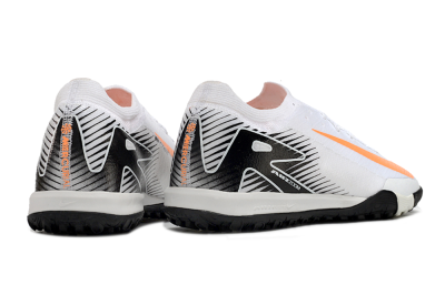 Men's Nike Air Zoom Mercurial Vapor 16 Elite TF Football Shoes - White/Orange/Black